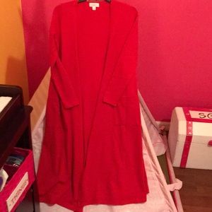 LuLaRoe Red Sarah Size Small